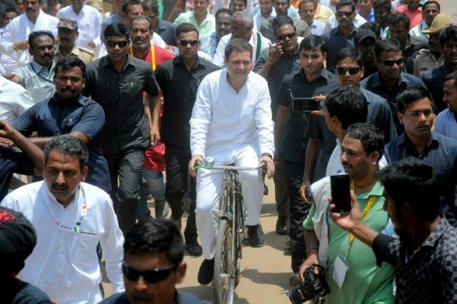 Do-or-die for Gandhi's Congress in key state battle Gandhi