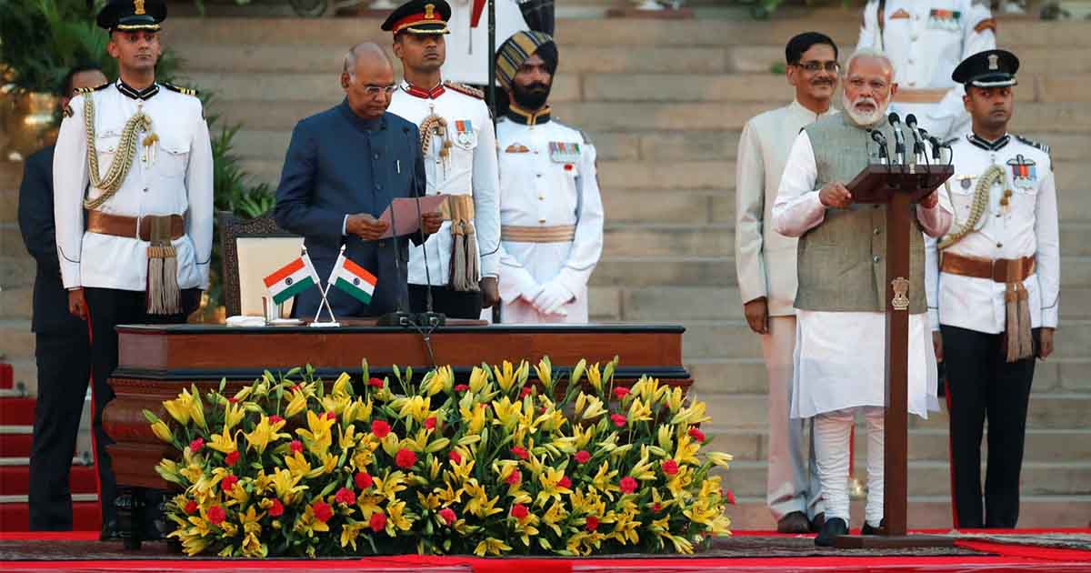 Indian Prime Minister Swears In With 50 Cabinet Ministers Global