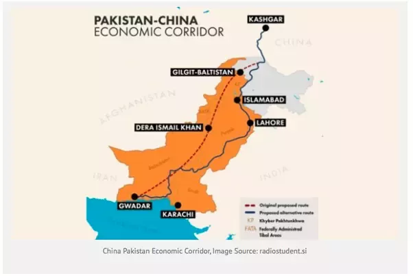 C Pak Road Map Map Of China Pakistan Economic Corridor (Cpec) Projects - Global Village  Space