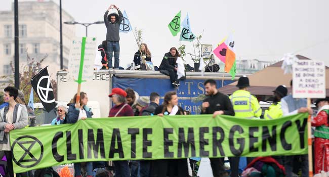 Over 1500 Arrested at Extinction Rebellion Protest