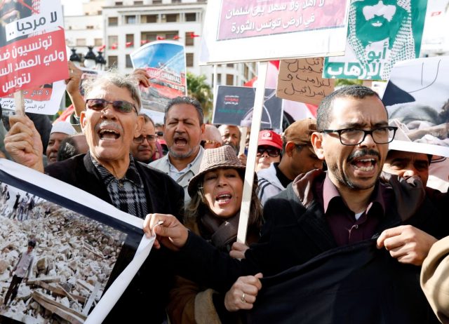 protests-as-saudi-crown-prince-visits-tunisia