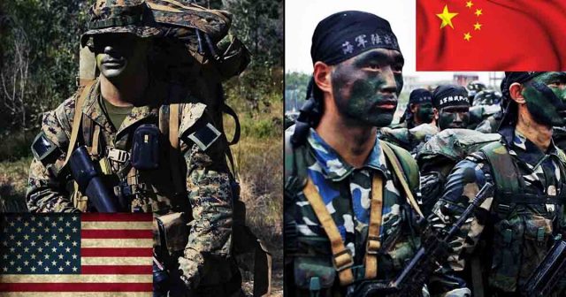 Chinese growing influence threatens US military threats by US US