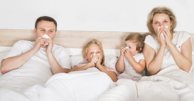 Do every day infections alter brain activity brain