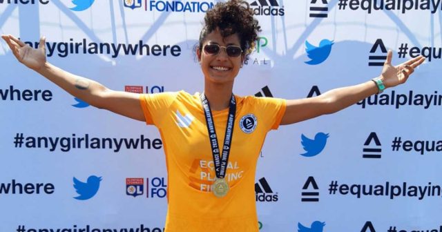 Hajra Khan Captain of Pakistan women football team bags 3rd guinness world records Hajra
