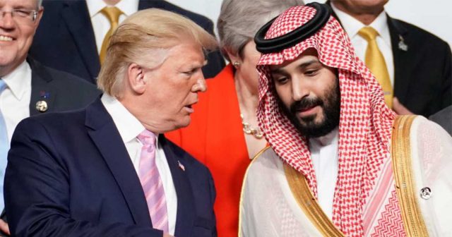 Left alone in Iran campaign, Trump turns to rich Saudi friends Saudi
