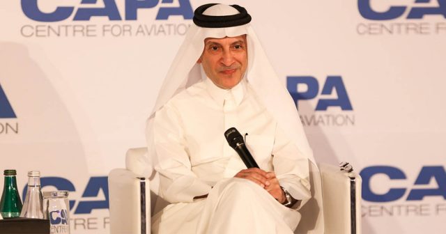 PM Imran Khan meets CEO Qatar Airways in transit to US Qatar Airways