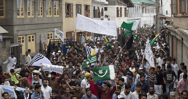 Massive protests erupt in Indian Occupied Kashmir Kashmir'