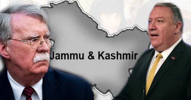New Delhi informed Mike Pompeo John Bolton of decision to abolish Kashmirs special status status