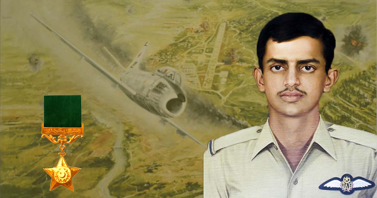 PAF pilot Rashid Minhas 