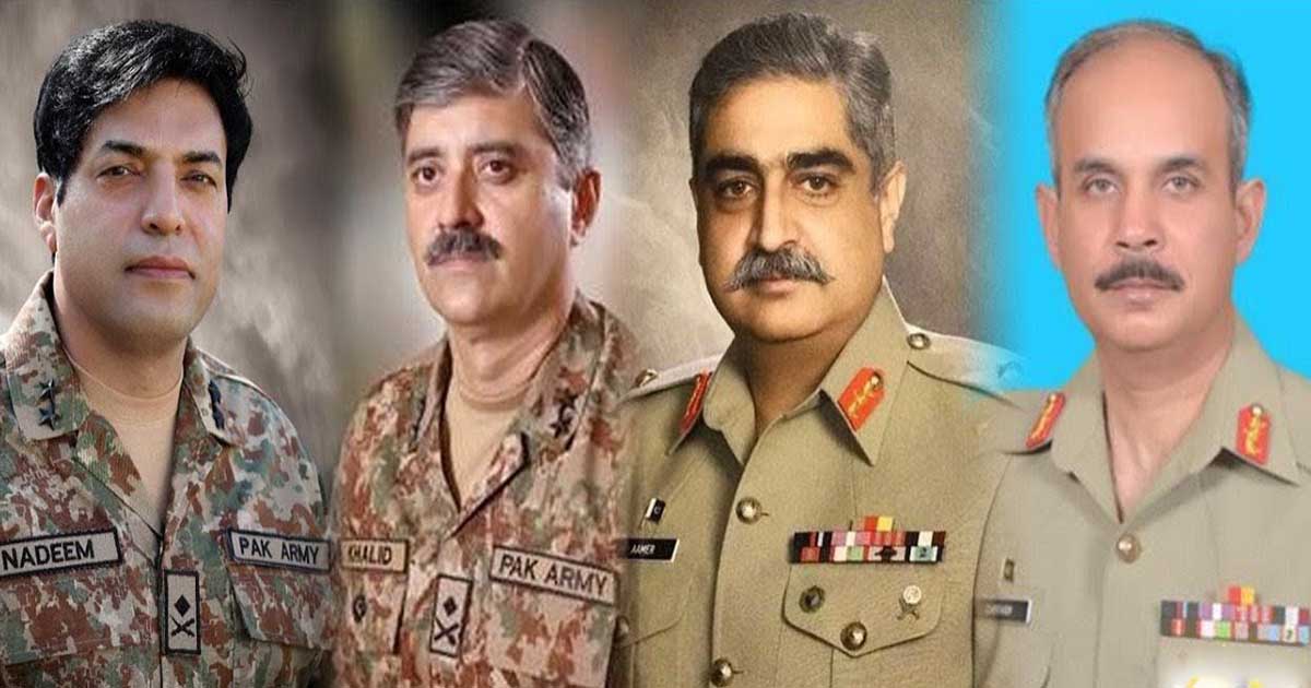 Four Major Generals Promoted to Lieutenant General: ISPR