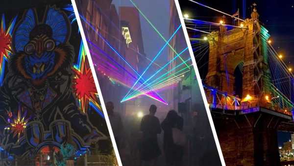 twenty luminous lights and sights from initial two days of BLINK Cincinnati – WLWT Cincinnati