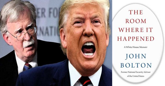 U.S. media: White House warns Bolton over his book