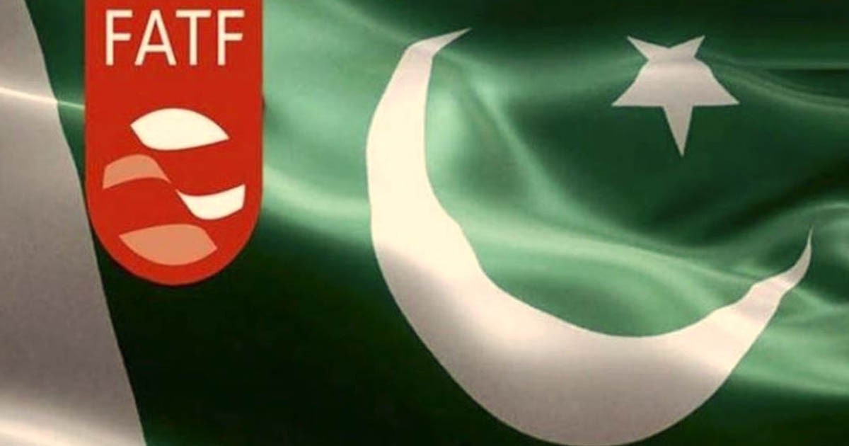 FATF logo on Pakistan flag; plenary