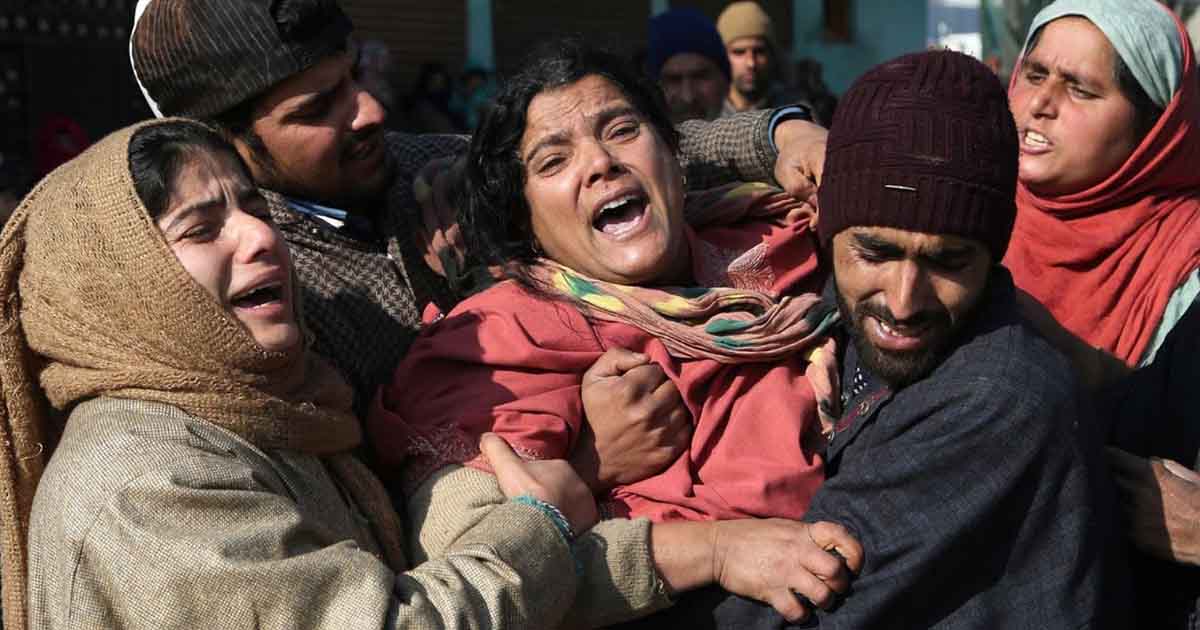 bloodshedding in Kashmir