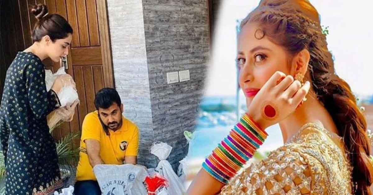 Maya Ali Opens Her Fortune For Needy Families Sajal Shares Photo