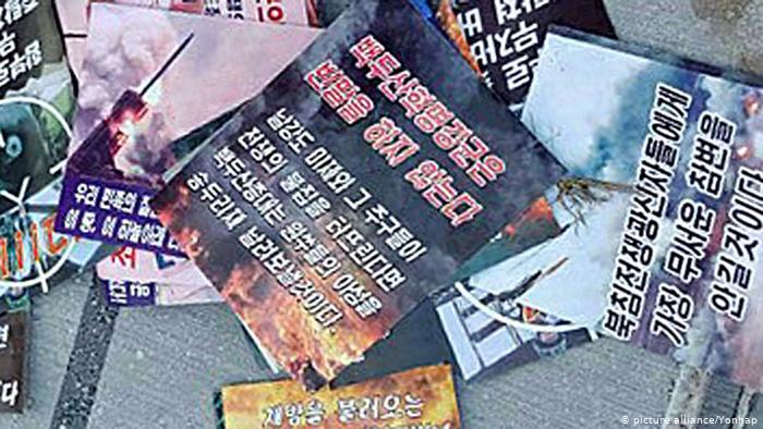 North Korea retaliatory leaflets