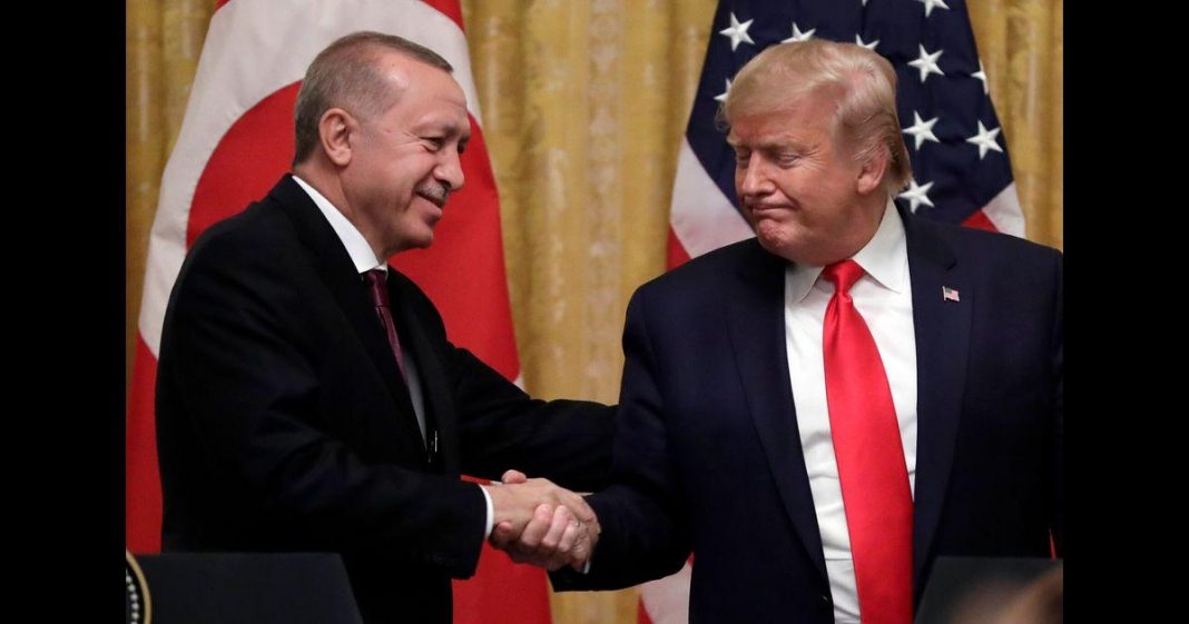 Trump and Erdogan becoming friends