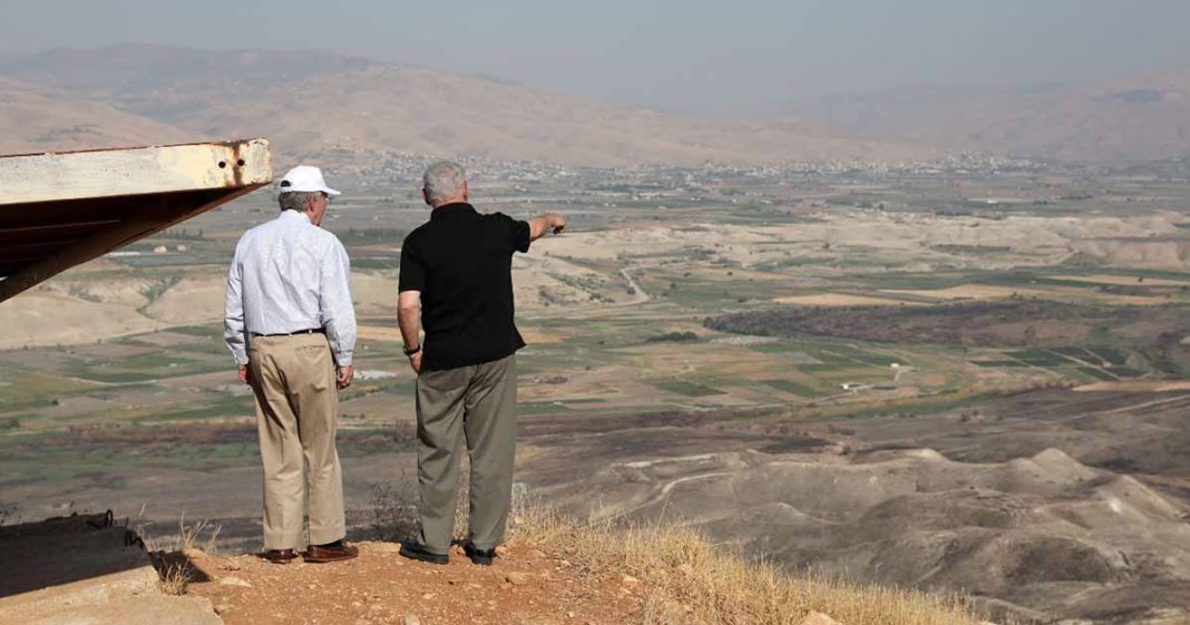 Israel interest Jordan Valley