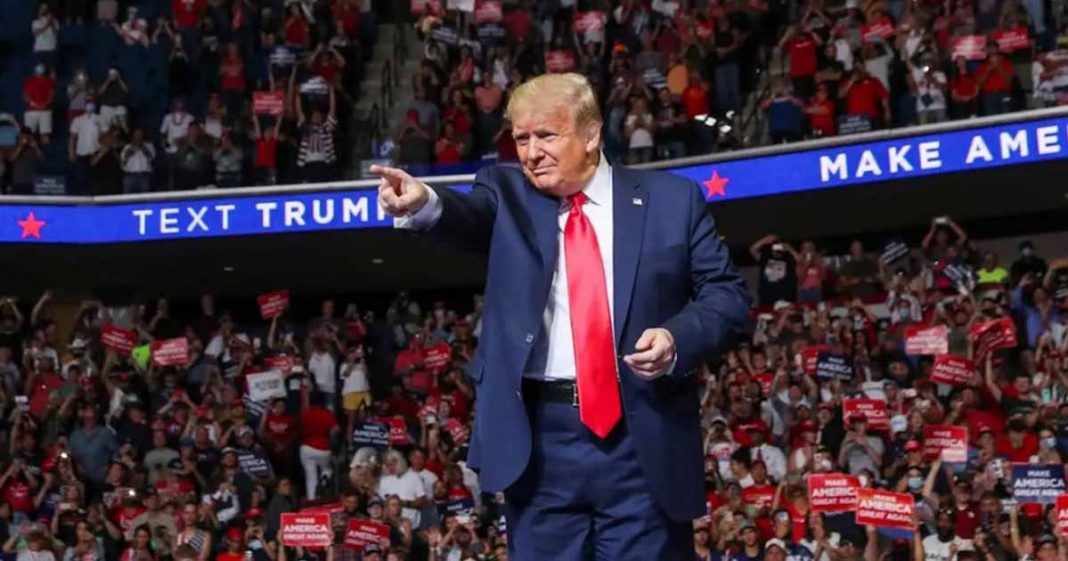 Poor turnout at Trump rally