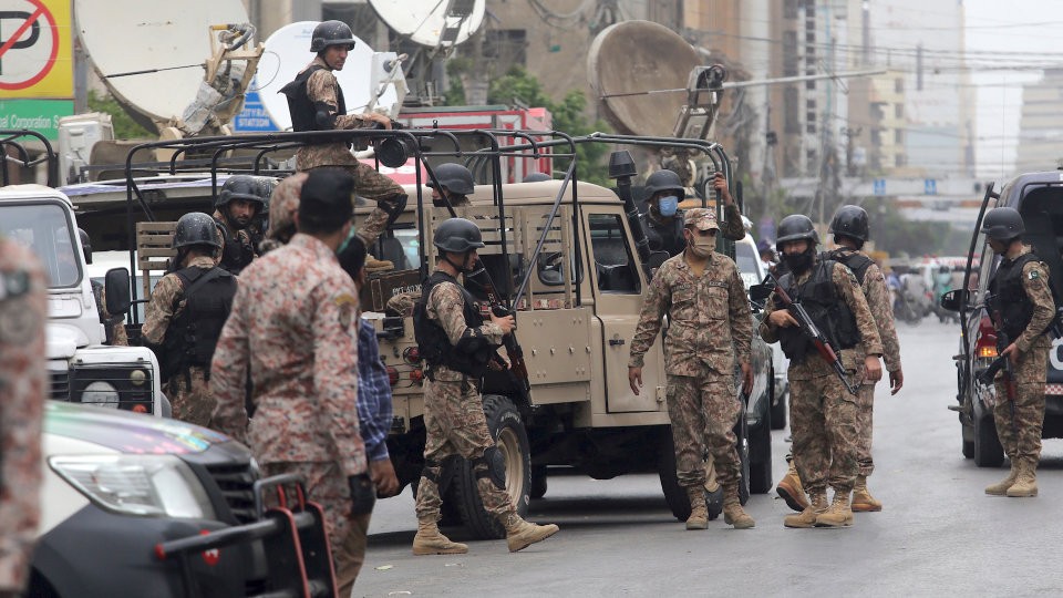 pakistan stock exchange attack