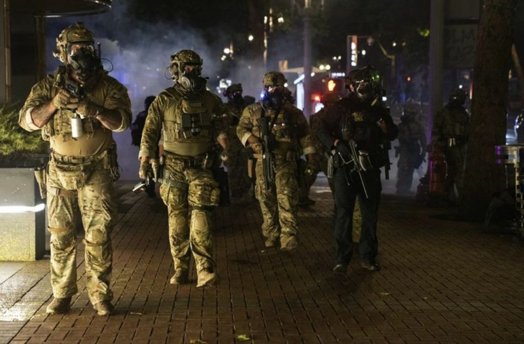 federal police portland trump