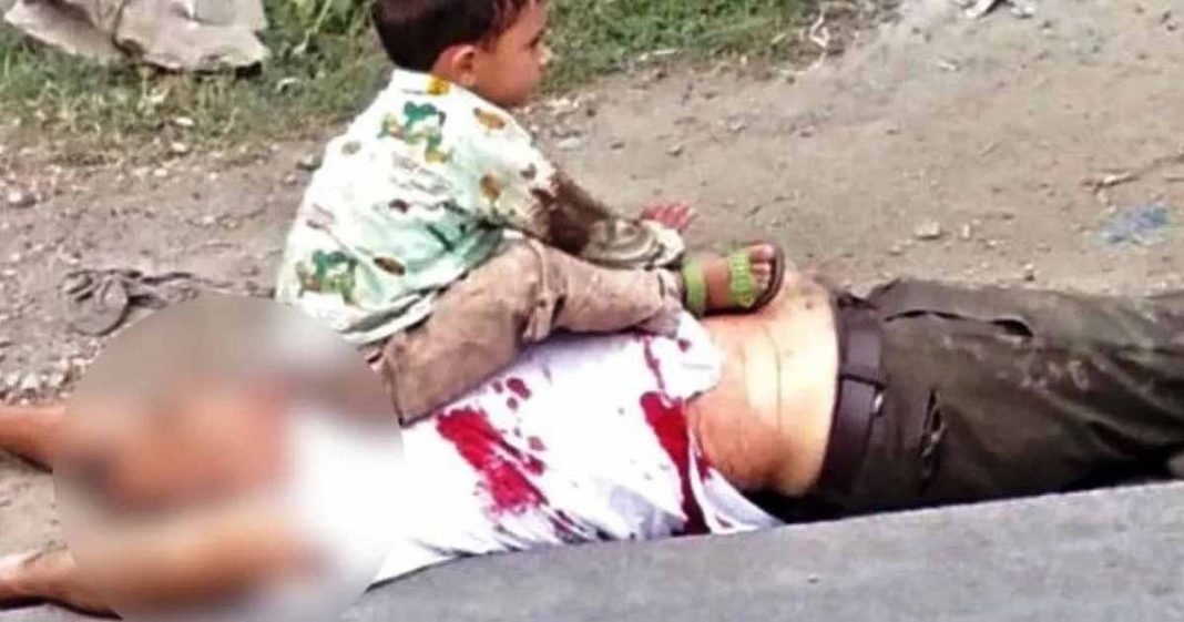 boy grandfather killed Kashmir