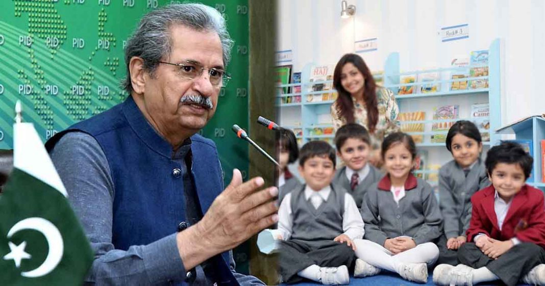 Private schools allowed to teach additional material under the Single National Curriculum: Shafqat Mahmood