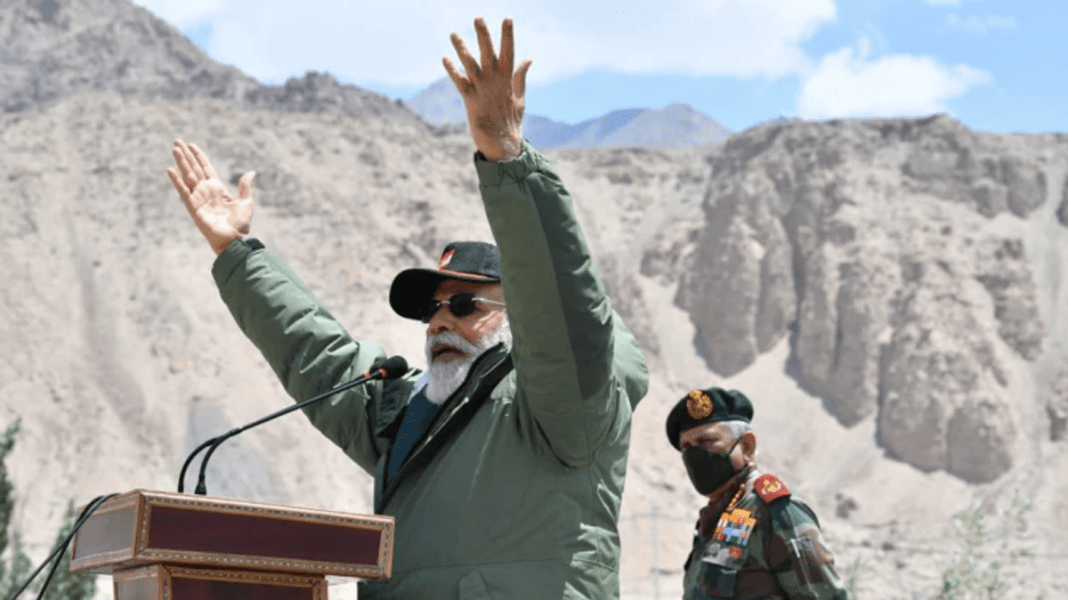 Modi visits Ladakh