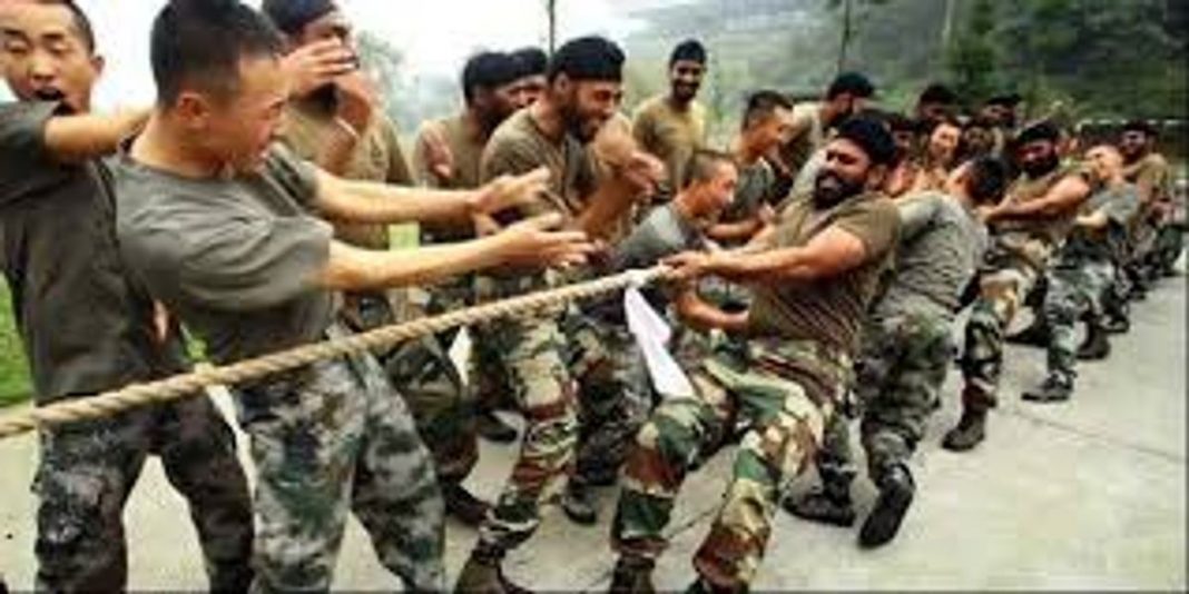 Indian army compete China