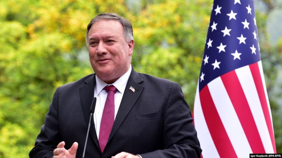 Pompeo ridiculed online