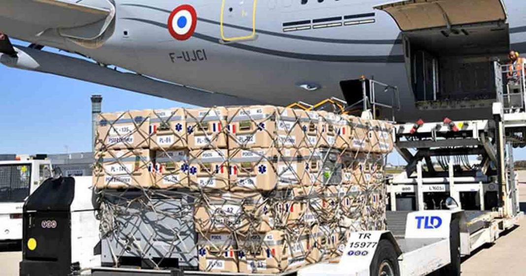 emergency aid to Lebanon