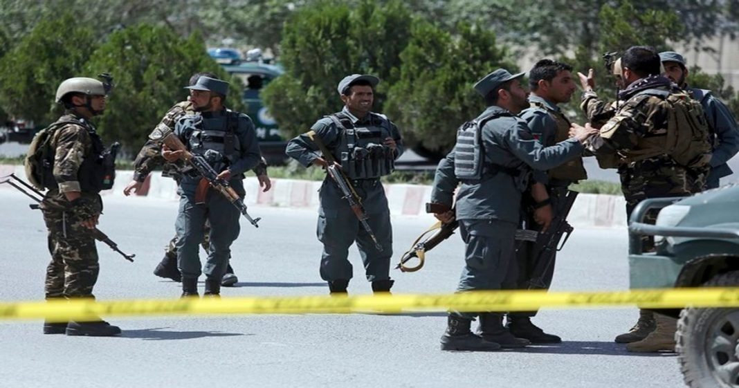 Afghan police base attack