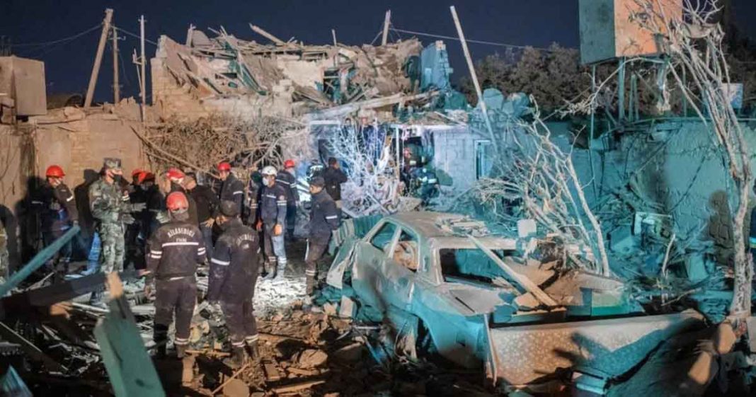 missile strike Azerbaijan