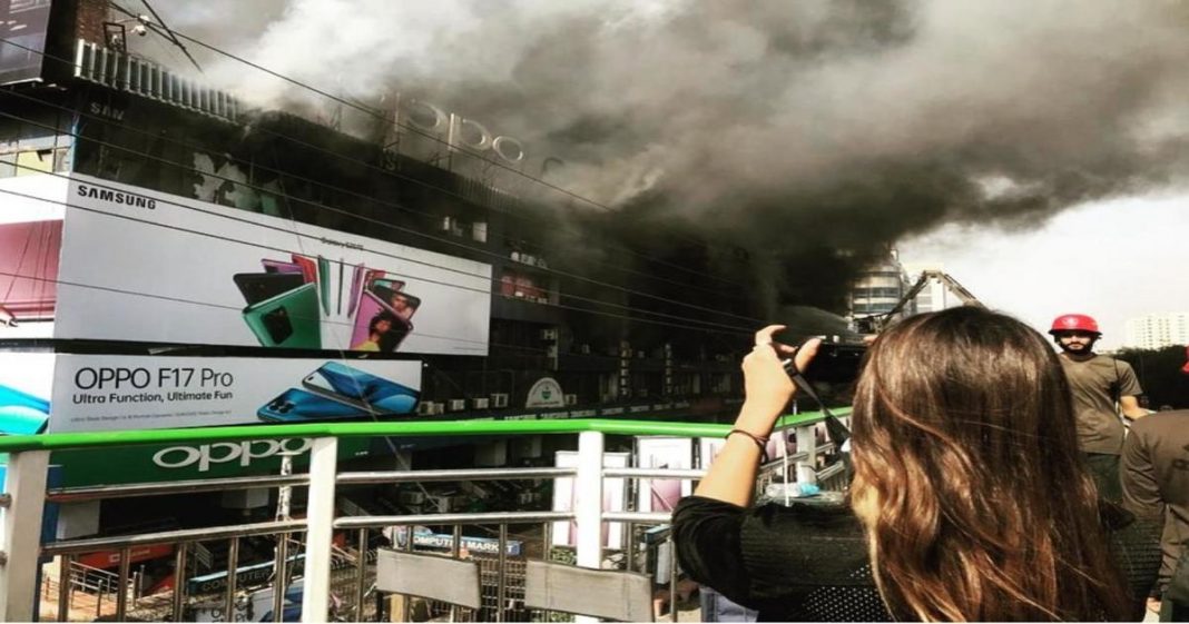 Instagram influencer fire Lahore