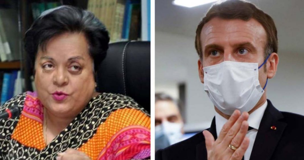 Shireen not apologize French President