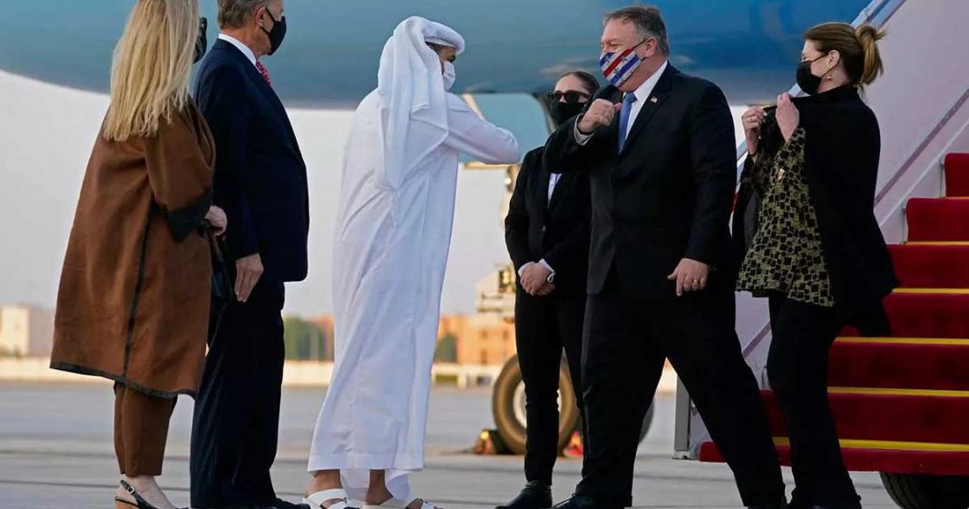 Pompeo meet Taliban negotiators