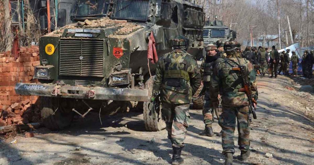 rebels clash Kashmir