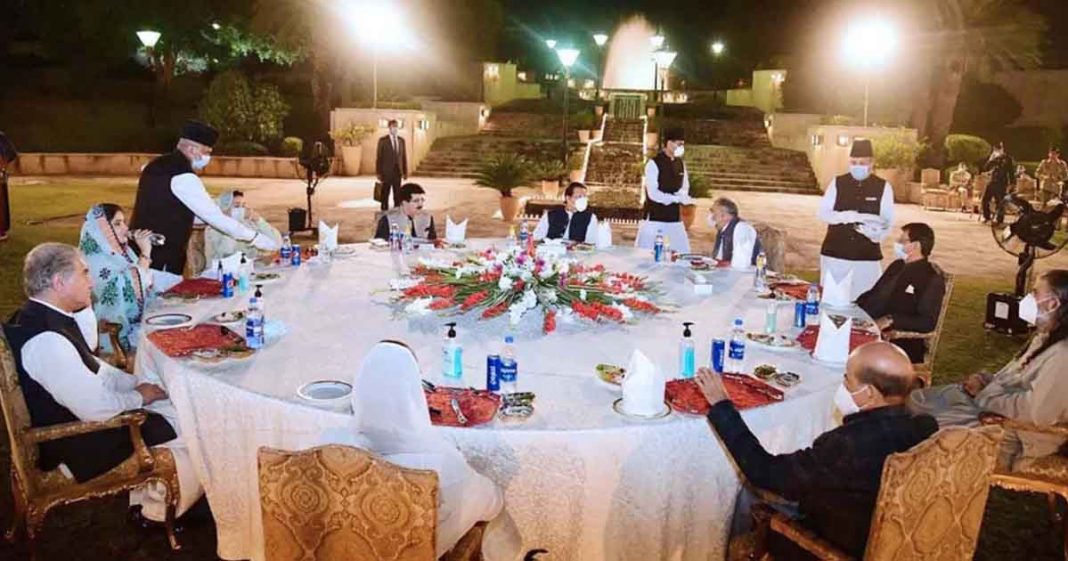 dinner hosted PM Khan