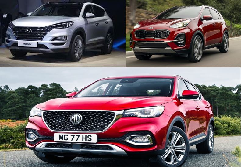 Kia Sportage Vs. Hyundai Tucson Vs. MG HS