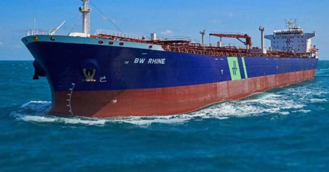 Singapore-flagged tanker