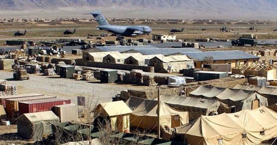 Rockets fired US base