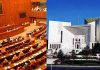 Supreme court and senate showing