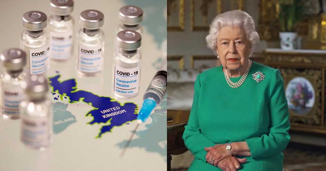 UK Queen vaccine