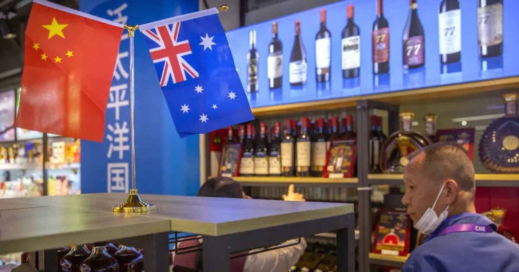 China bullying Australia