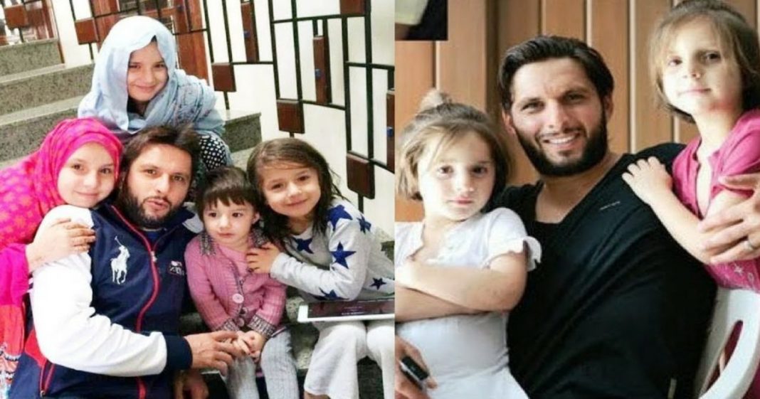 Shahid Afridi daughters