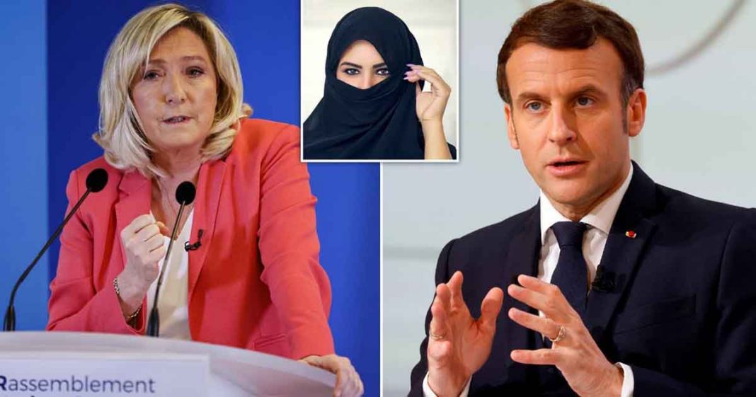 Le Pen hijab ban