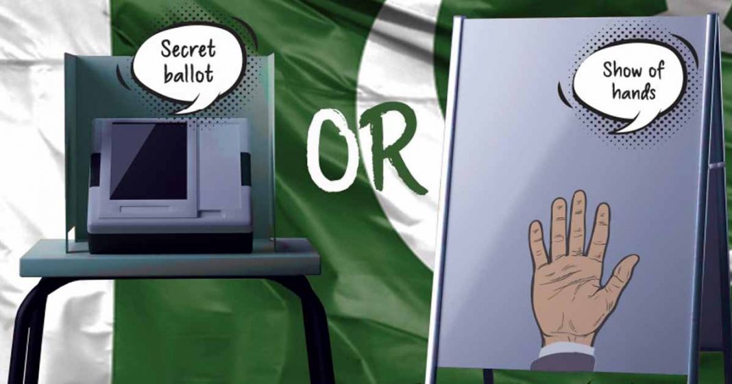 Open ballot in senate elections