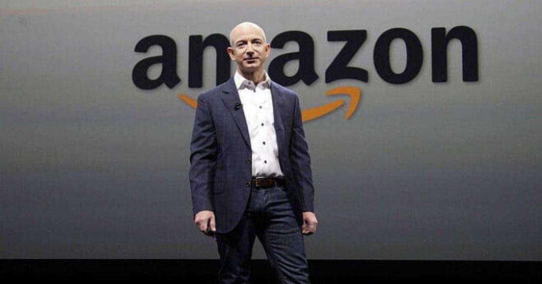 Why did Jeff Bezos step down as Amazon's CEO?
