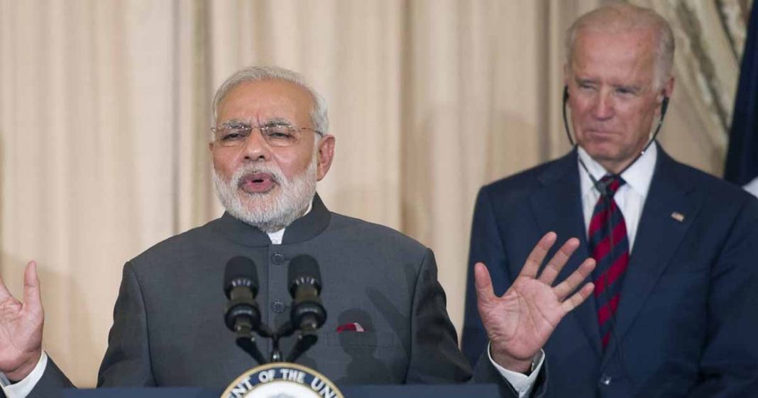 Modi Biden first talks