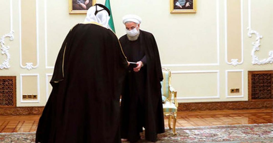 Qatar FM in Iran